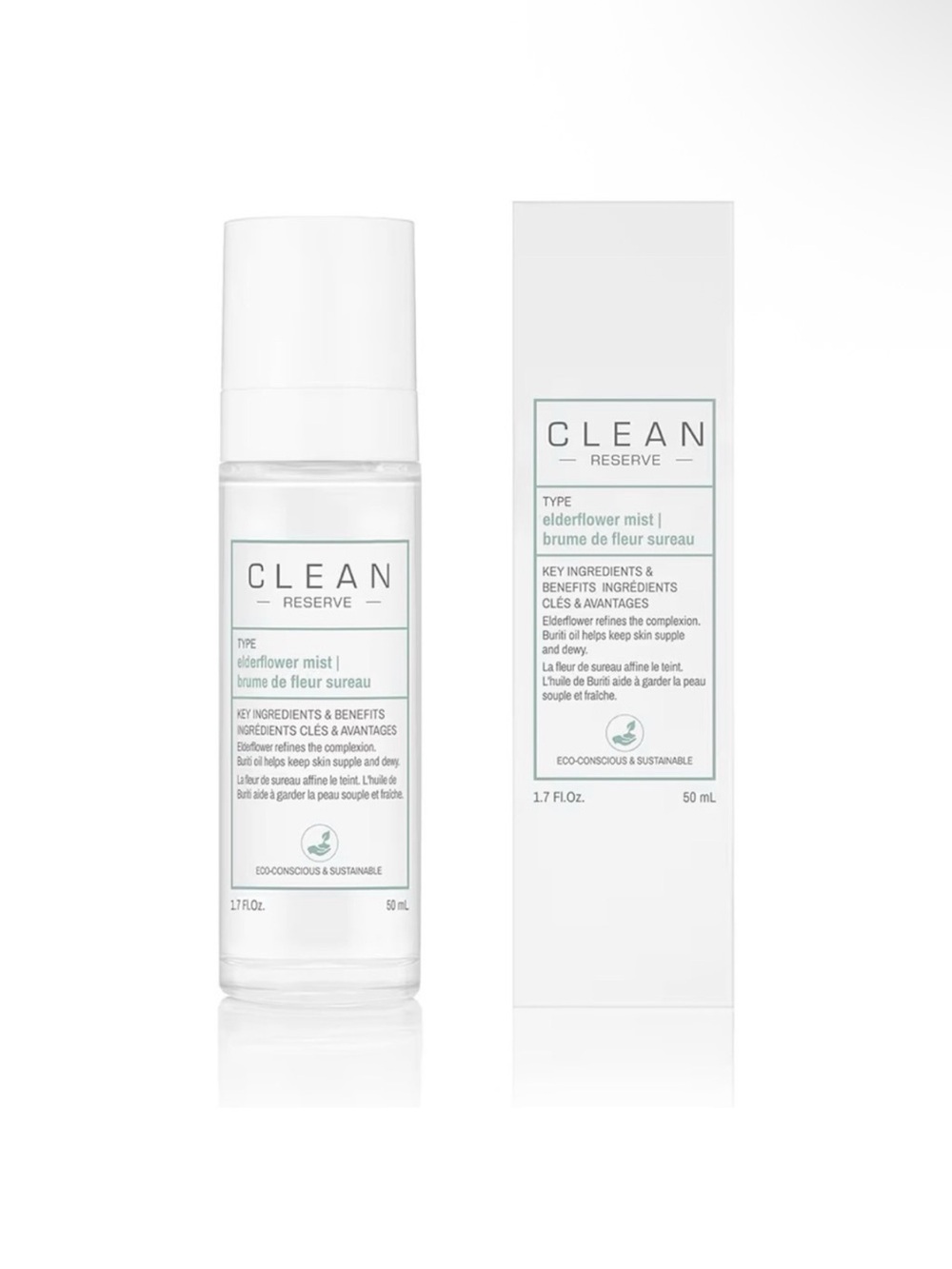 Clean Reserve Elderflower Mist 50ml Fragrance Spray NEW